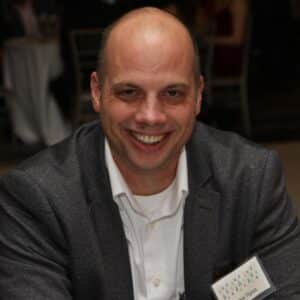 James Hynes celebrating 16 year work anniversary at catech